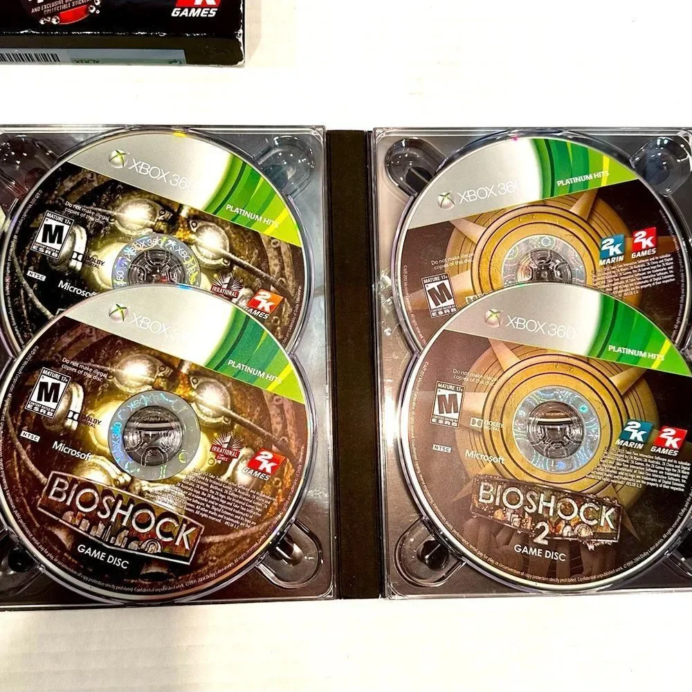 BioShock Ultimate Rapture Edition BioShock 1‎ & 2 Xbox 360 Complete Video Game